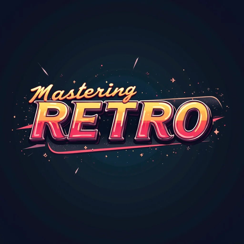 Mastering Retro Tech Chrome Text Bold Brand Styling - ALWAYS DUMPIN