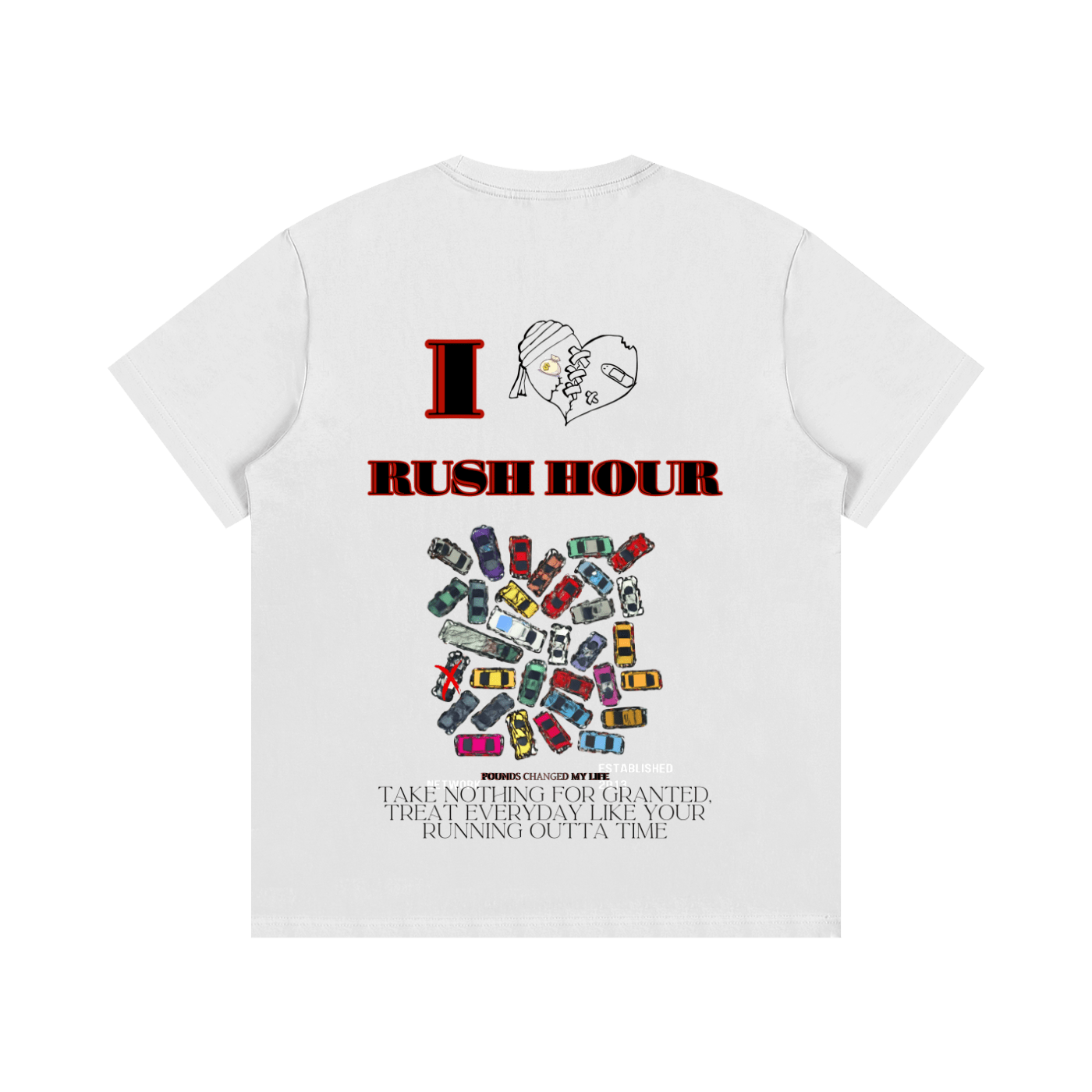 ALWAYS DUMPIN AD - RUSH HOUR Essentials T-Shirt White XS