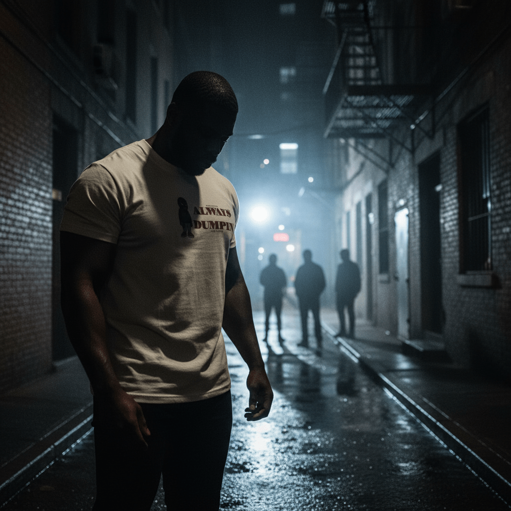 ALWAYS DUMPIN AD - RUSH HOUR Essentials T-Shirt Sky Blue XS